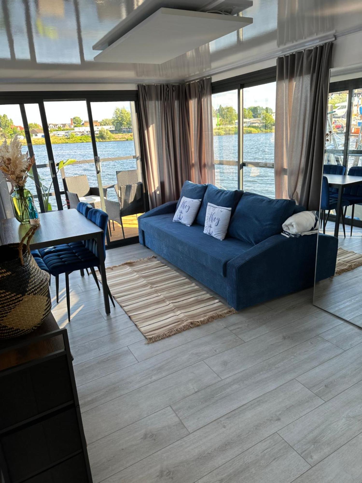 Premium Hausboot Trave Traum Apartment Lübeck Exterior foto