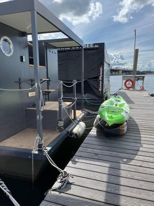 Premium Hausboot Trave Traum Apartment Lübeck Exterior foto