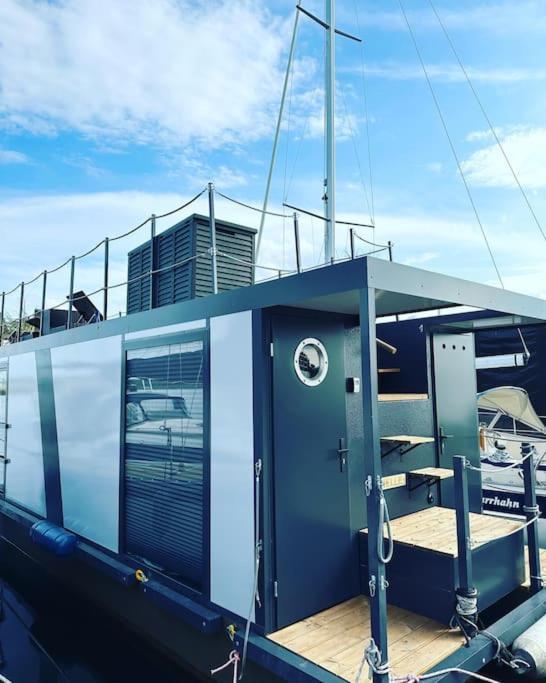 Premium Hausboot Trave Traum Apartment Lübeck Exterior foto