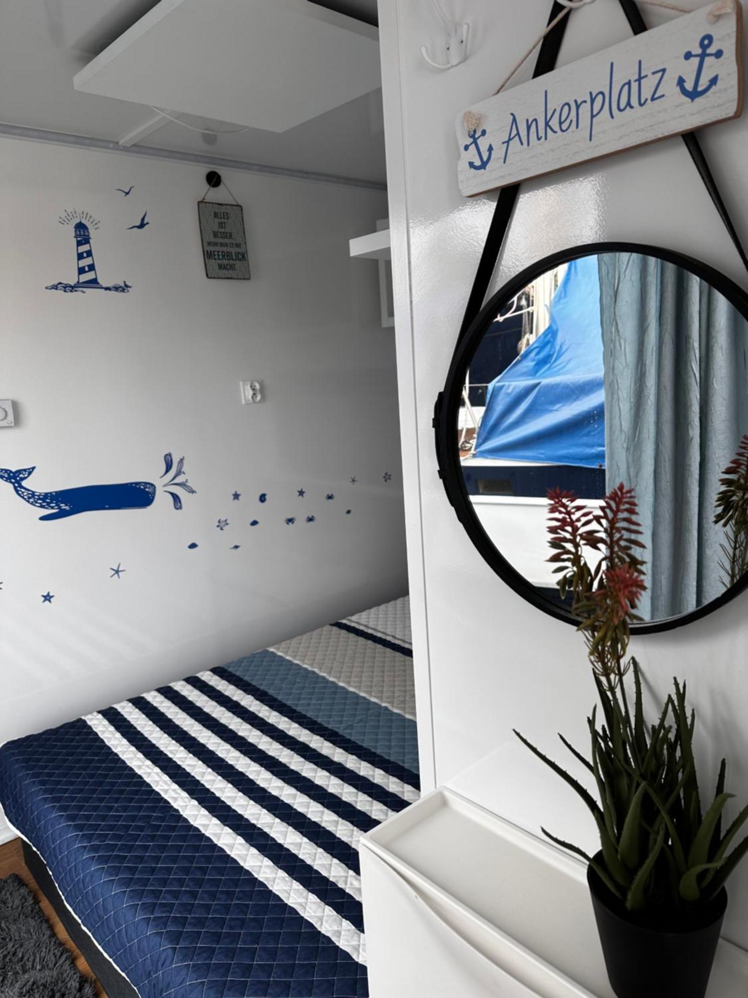 Premium Hausboot Trave Traum Apartment Lübeck Exterior foto